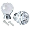 UpTuoLi Crystal Knobs, Knobs for Dresser Drawers, 5Pcs Drawer Knob