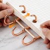 YONGDING Loose Leaf Binder Ring, Binding Binding, 3 Holes, Hole