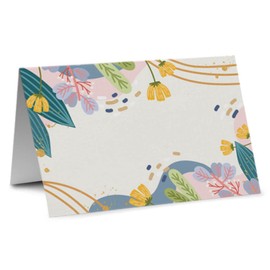 Partycards Pack of 50 Wedding Place Cards for Communion Confirmation, Name Badges Birthday, Table Decoration Name Cards Christening, Table Decoration, Name Plate, Place Cards Birthday