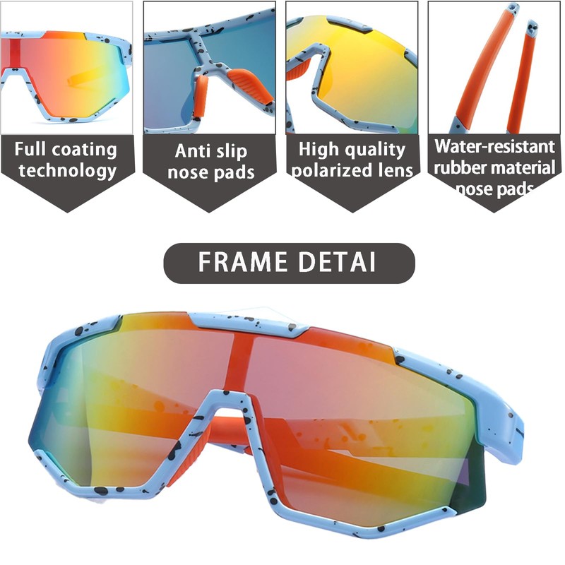 Children's Cycling Glasses Sports Glasses (Blue)