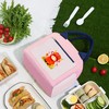 BJDAMAI Highland Cow Bento Bag, Thermal Insulated Cooler Lunch Bento