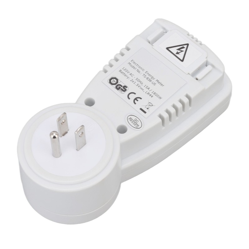 Watt Meter ABS 15A with Digital LCD Power Consumption Monitor