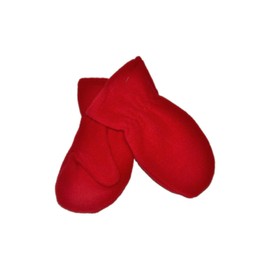 Baby Togs Toddler Fleece Mittens, Boys & Girls Winter Gloves, Warm & Cosy, Red