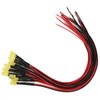 100pcs 12V Clear 5mm Prewired Light Emitting Diodes with 20cm