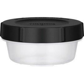 Thermos KC-RA300 BK My Food Container, Round, 10.1 fl oz (300 ml), Black