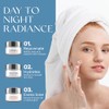 Paquete económico de 3 cremas de día: dermatológicamente probadas, iluminadoras,