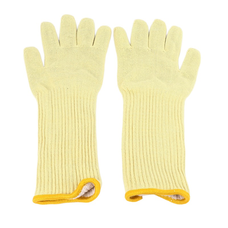 1 Pair Oven Mitts Double Layer Aramid Fiber 300℃ High