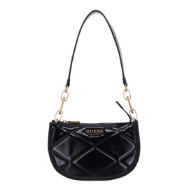 GUESS Cilian Top Zip Saddle Bag Black, black