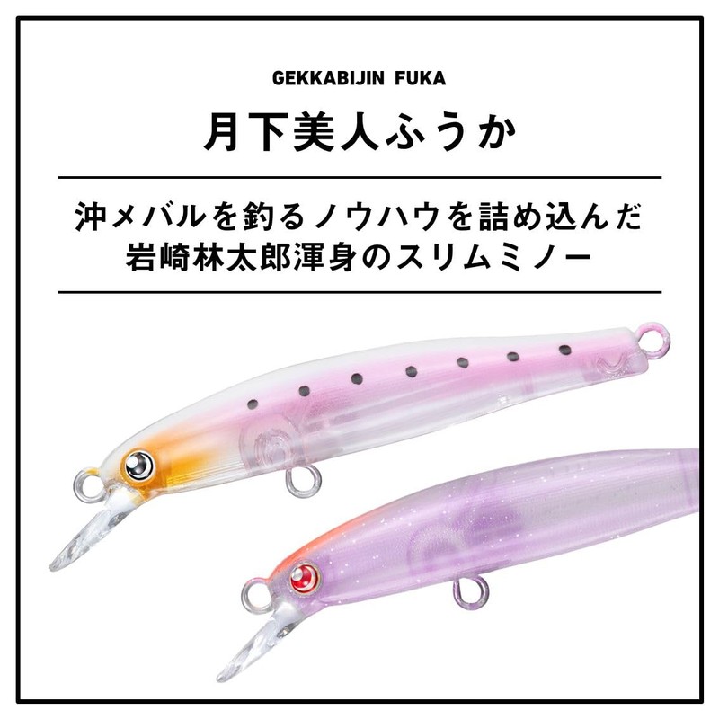 DAIWA Fuuka 55S Keimura SG Purple Plug, Tsukiza Bijin
