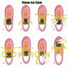 WIPHA No Tie Shoelace Locks, 6 Pcs Shoelace Buckles for