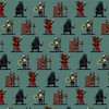 8-Bit Pixel Heroes RPG Pattern Gift Wrap Wrapping Paper Rolls