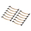10 Pack SATA Cables 15 Pin 90 Degree Male to