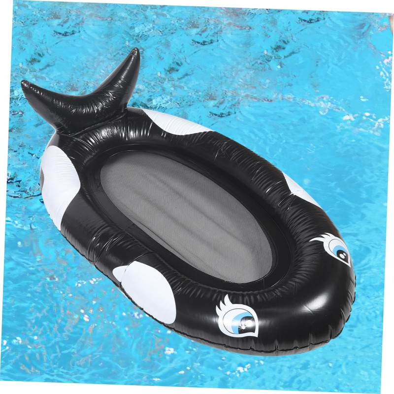 WHAMVOX Swimming Pool Floating Mat Mesh Chair Design Inflatable Recliner