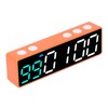 Fitness Timer Clock Large LED Digital Anti Vertigo Display Workout