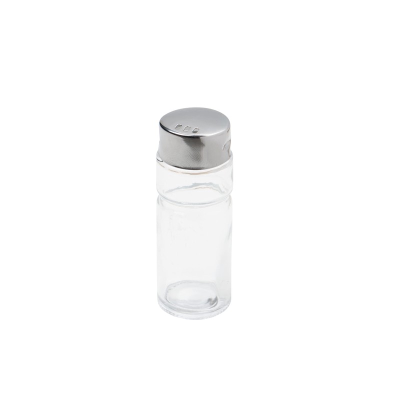 Fackelmann 12 Salzstreuer/Pfefferstreuer, Glas, transparent, 20 x 13,5 x 9,5 cm