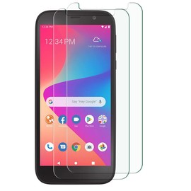 Tonvizern [2 Pack] for BLU View 2 B130DL Tempered Glass Screen Protector, Anti-Scratch Ultra Clear 9H Premium 0.26mm HD Bubble Free
