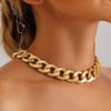 Reaky Chunky Necklace Gold Choker Necklaces Punk Necklace Chain for