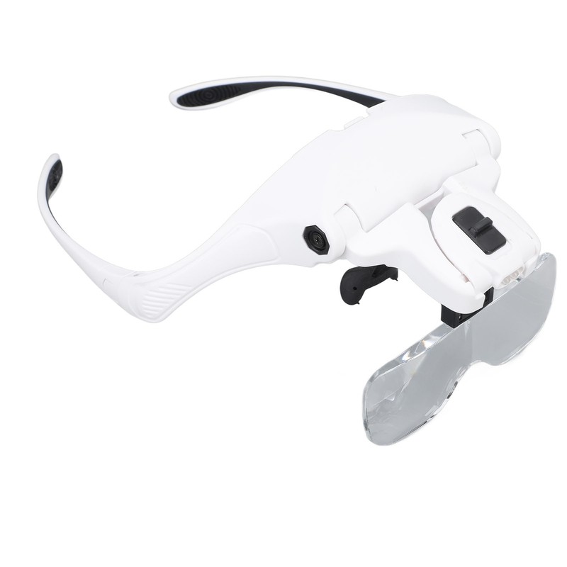 Magnifying Glasses for Eyelash Extensions with 2 LED Light Headband