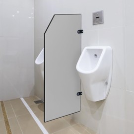 Urinal Partition, Wall-mounted Urinal Screen Toilet Partition,Men’s Urinal Privacy Screen Divider Partition for Hotel/Schools/Kindergartens/Shopping Malls/Public Places,1 PCS