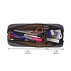 LIHITLAB A7552 2-Way Pen Case, black