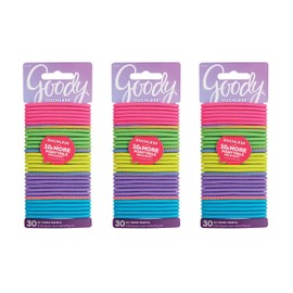Goody Ouchless Women's Braided Elastics Neon 4mm for Medium Hair