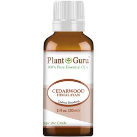 Cedarwood (Himalayan) Essential Oil 1 oz / 30 ml 100% Pure Undiluted Therapeutic Grade for Skin, Body and Hair Growth. Great for Aromatherapy Diffuser and DIY Soap Making