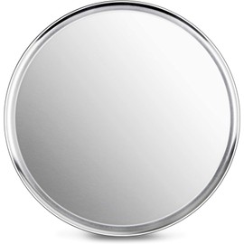 New Star Foodservice 50929 Pizza Pan/Tray, Wide Rim, Aluminum, 20 Inch, Pack of 6