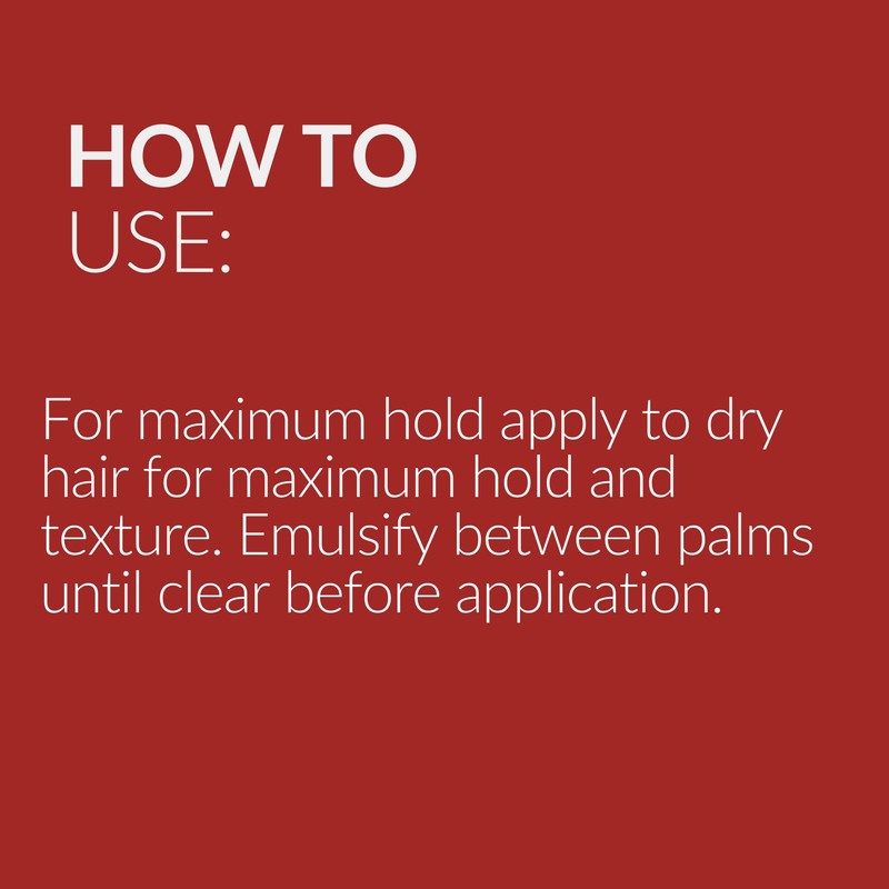 Muk Haircare Styling Mud - Hard Hold, Low Sheen Finish