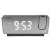 Projection Alarm Clock Time Date Temperature Display 180 Degree Wide