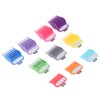 10 Sizes Hair Clipper Combs Guides Professional Colorful Number Coded
