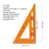 Rafter Square 2 in 1 High Accuracy 220x380mm Mechanical Angle