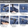 17MM Jean Buttons for Loose Jeans, No Sew Jean Buttons