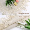 URROMA Polyester Round Doily, Grape Lace Polyester Round Tablecloth Cover