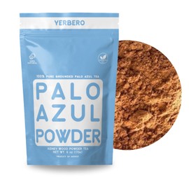 Yerbero - Premium Palo Azul 6oz (170g) Powder Herbal Tea | Kidney Wood (Blue Stick) | Makes 60+ Cups | Resealable Bag | Wildcrafted, Premium Quality, 100% Natural, non-GMO.