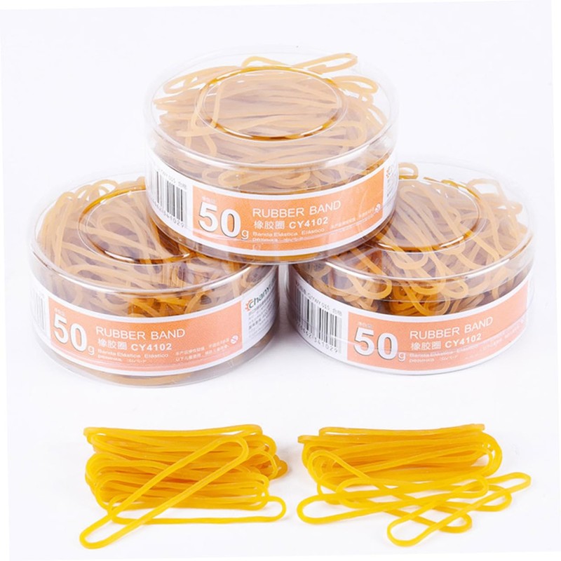 Operitacx DIY Hair Rope Elastic Band 50g Yellow High Elasticity