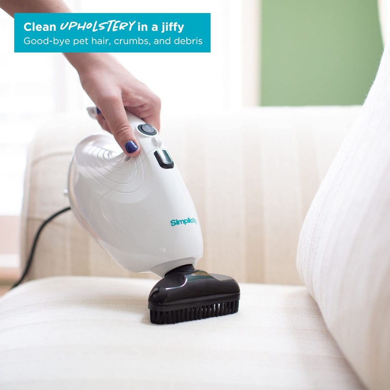 Simplicity Vacuums Flash Mini Handheld Vacuum with Attachments, Powerful Corded