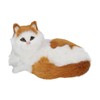 Simulation Furry Cat Figurine Home Cute Funny Synthetic Fur Cat