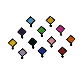 Comet Busters Colorful Square Bindi Indian Bindis for Women Bridal Face Jewels Forehead Tika