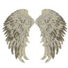 2 Pairs DIY Clothes Wing Sequins Patch Sequins Angel Wings