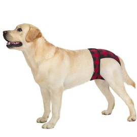 2 Pack Reusable Dog Diapers Female Large Medium Breed, Female Dog Diapers for Heat, Incontinence,Doggie Diapers for Female Dogs with Velcro Adjustable Waistline for Female Dog Washable Extra Large