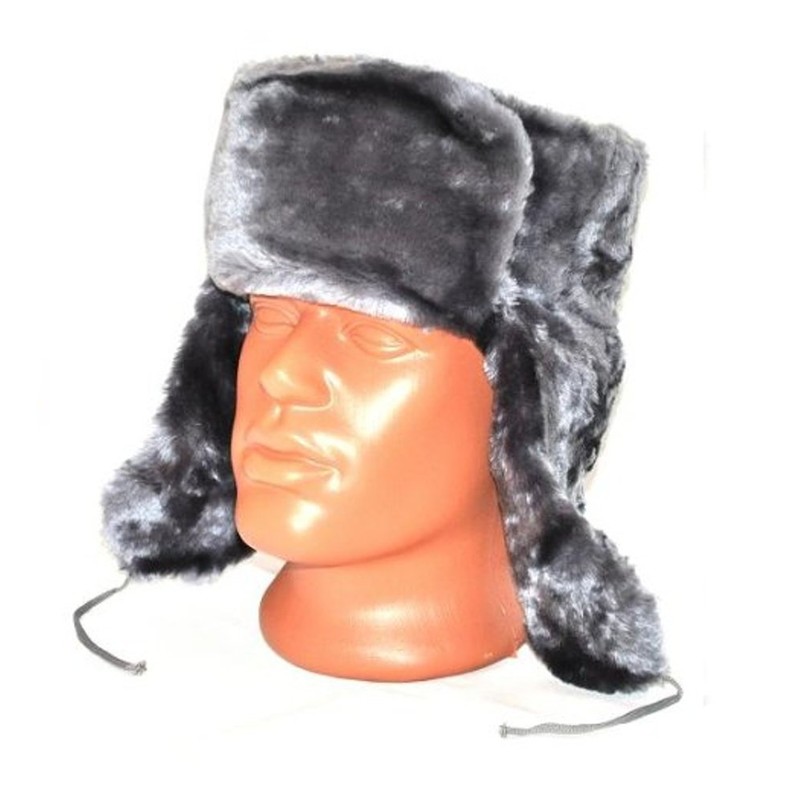 Russian Army KGB Cossack Military Hat Ushanka *GR/L* Imperial Eagle