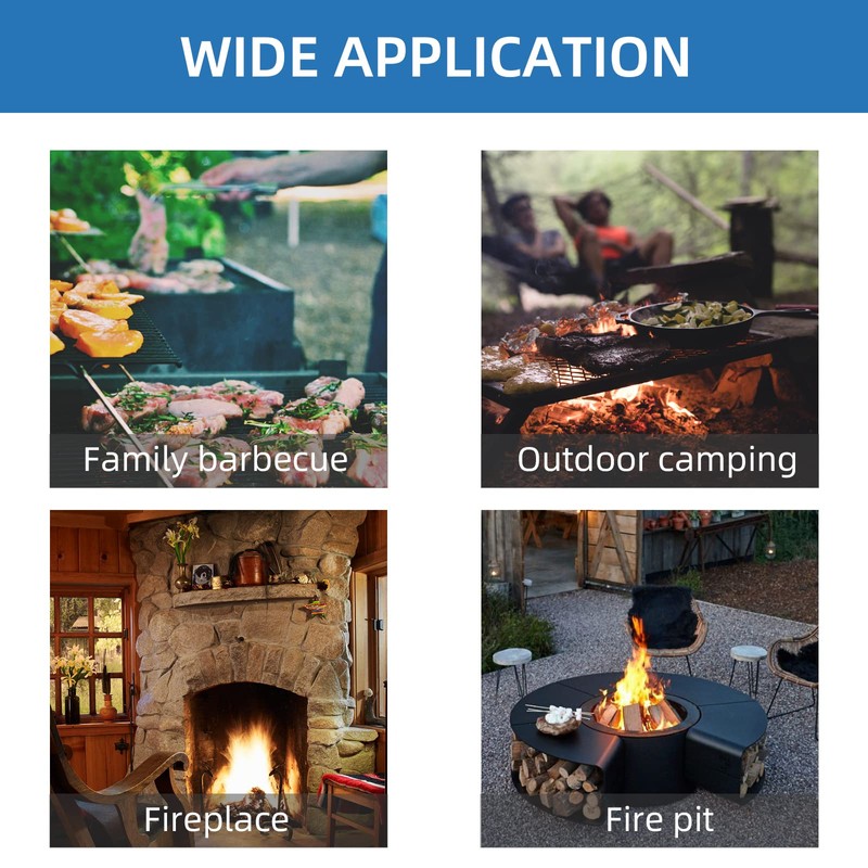 Electric Bellows Fireplace Tools Fan Bellows fire Wood Stove Blower