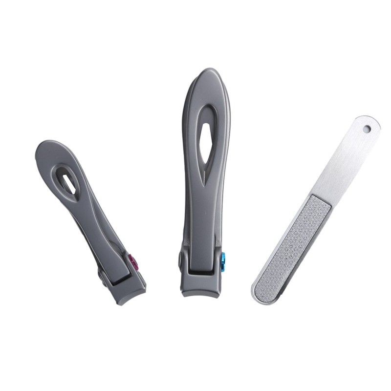 Nail Clipper Big Mouth Nail Cutter File Dead Skin Removal