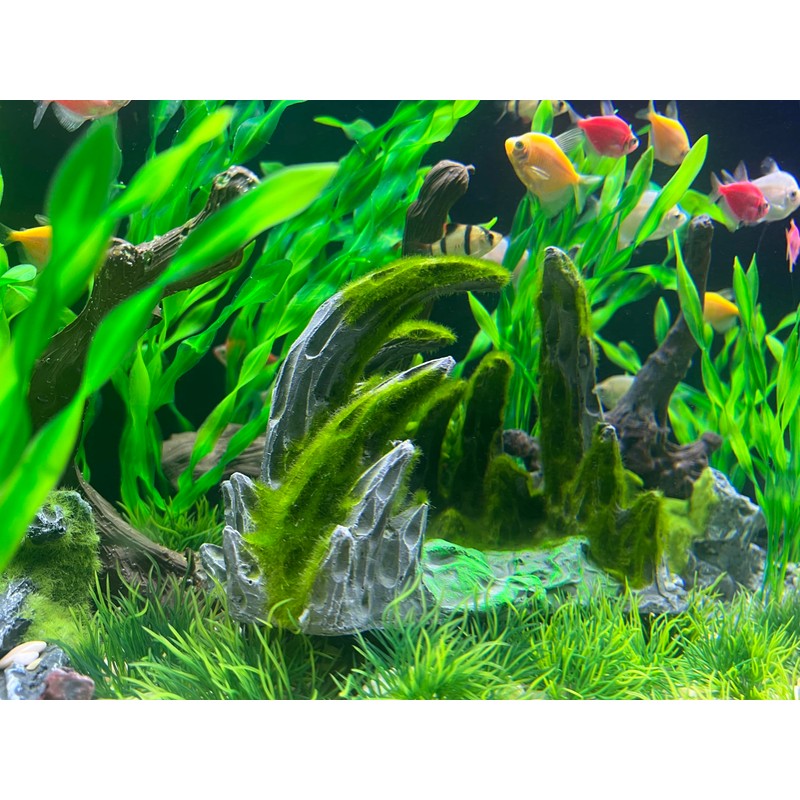 BEGONDIS Dragon's Lair Shaped Aquarium Ornament - Mystical Mountain Cave