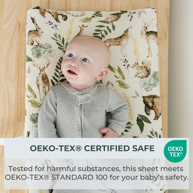 Pobibaby - 2 Pack Premium Changing Pad Cover - Ultra-Soft