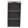 Household Essentials Grey 727-1 Deep 3 Section Drawer Organizer Box