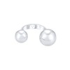 Elli Women's 925 Sterling Silver Adujstable Ball Ring
