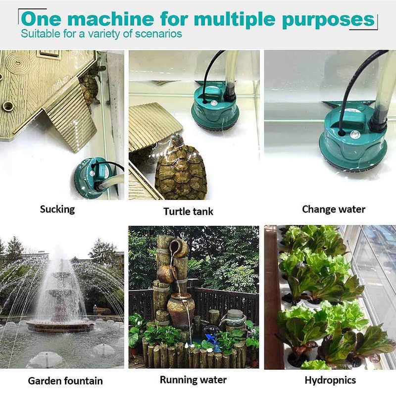 Upettools Submersible Water Pump, Ultra Silence Circulation Multifunctional Water Pump