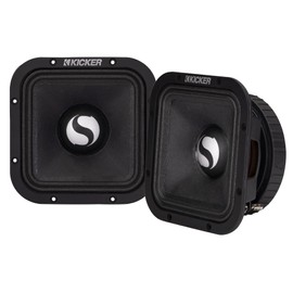 Kicker 49ST7MR8 7" Street Series Square Mid-Bass, Pair, 8ohm (Renewed)