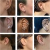 Kakonia 21Pairs Small Stud Earrings for Women Men Silver/Gold Plated